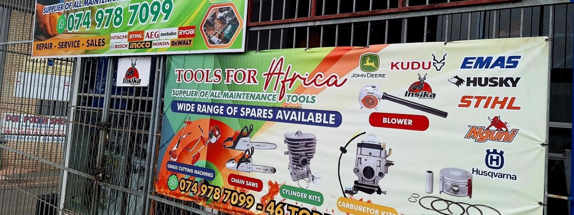 Shop signage
